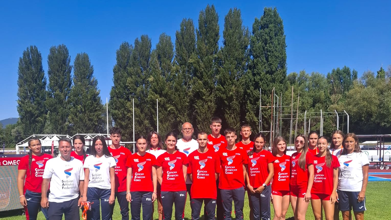 Serbia begin the European U18 Championships in Rieti with 14 athletes