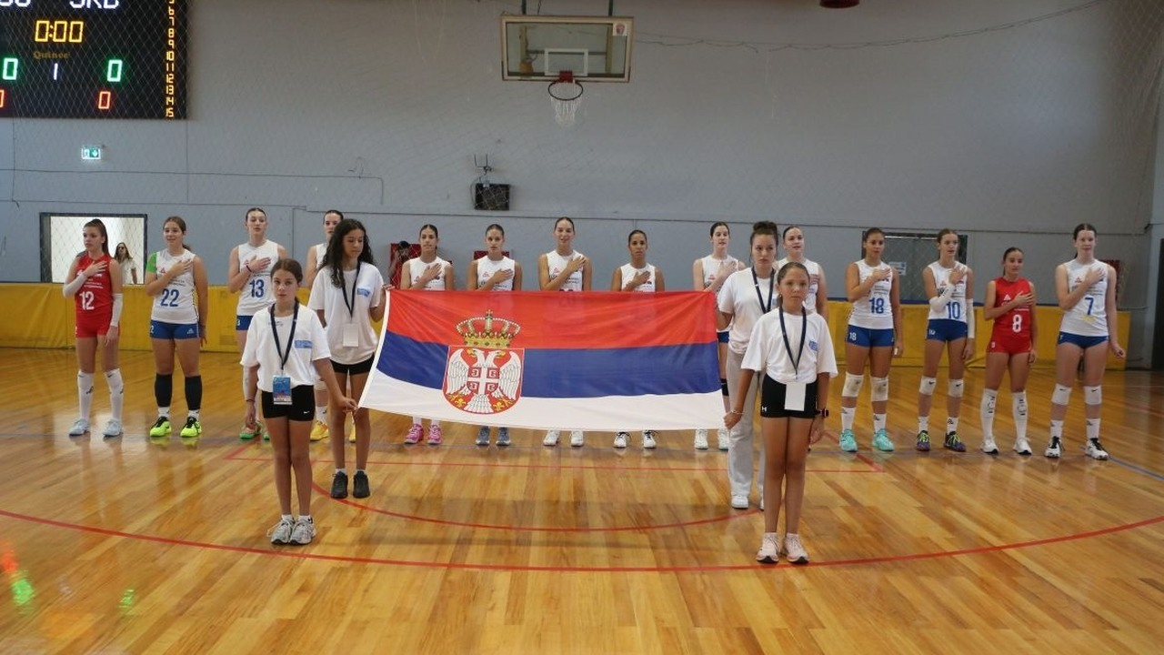 Serbia's young volleyball team finish fifth after five sets with Romania