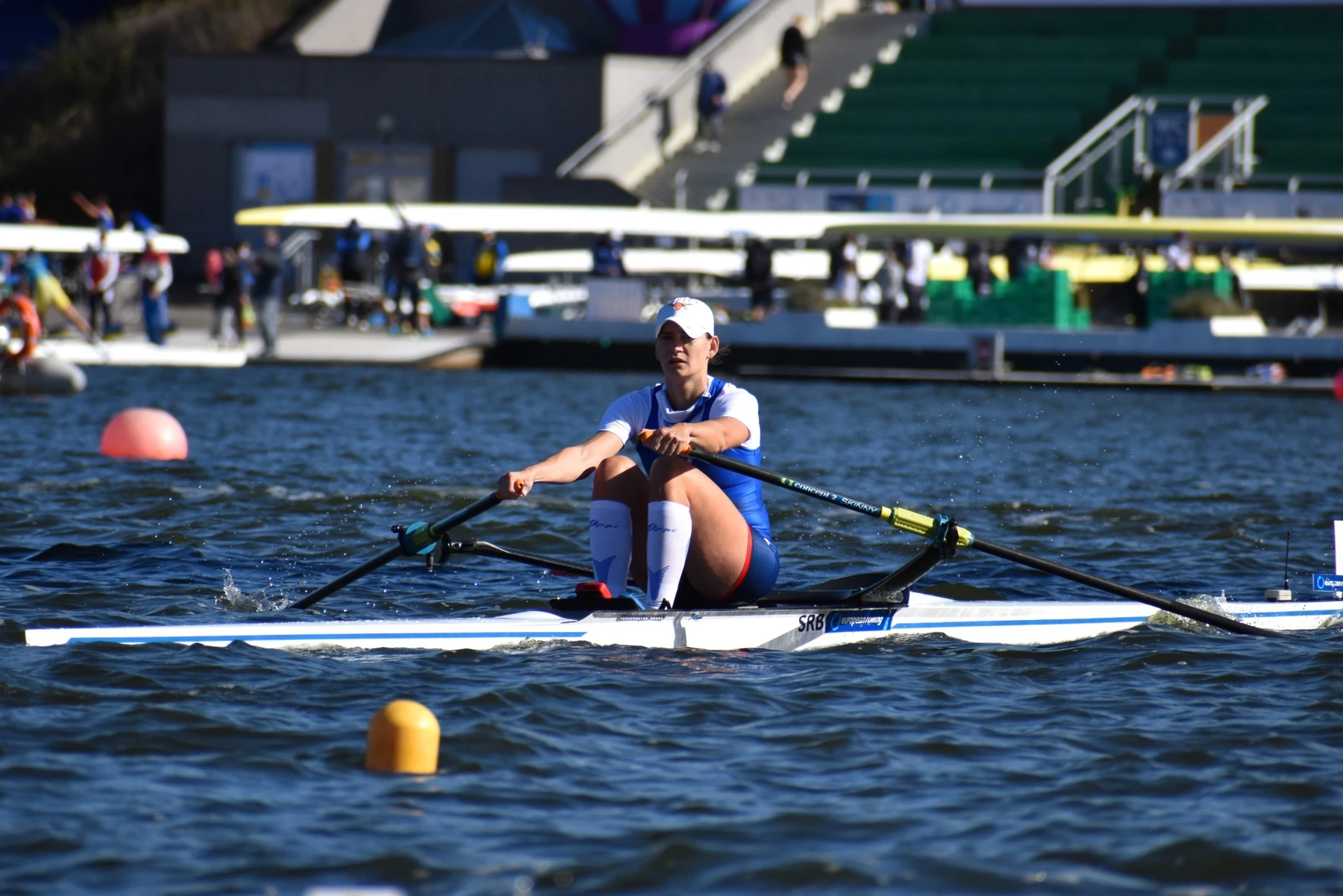 Jovana Arsić wins Mediterranean Games rowing silver after a steady final