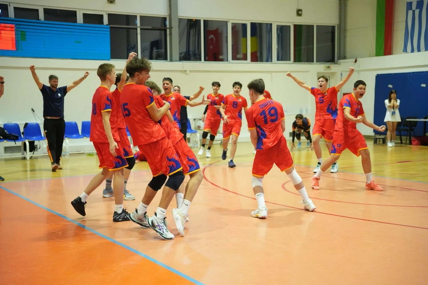 Serbia U16 take one set from Bulgaria in their final Balkan Championship match