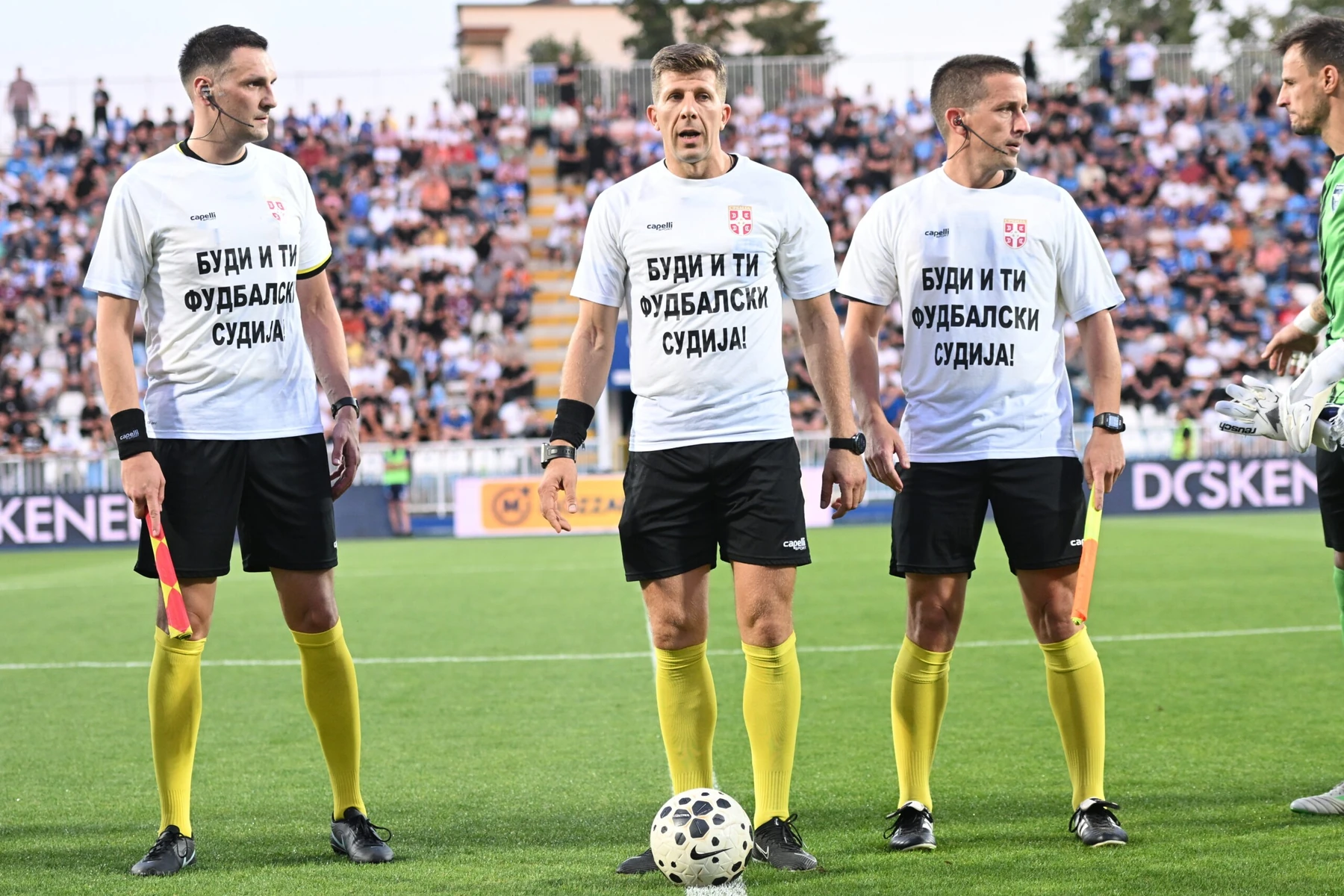 Serbian FA brings UEFA's Be a Referee message to the domestic league round