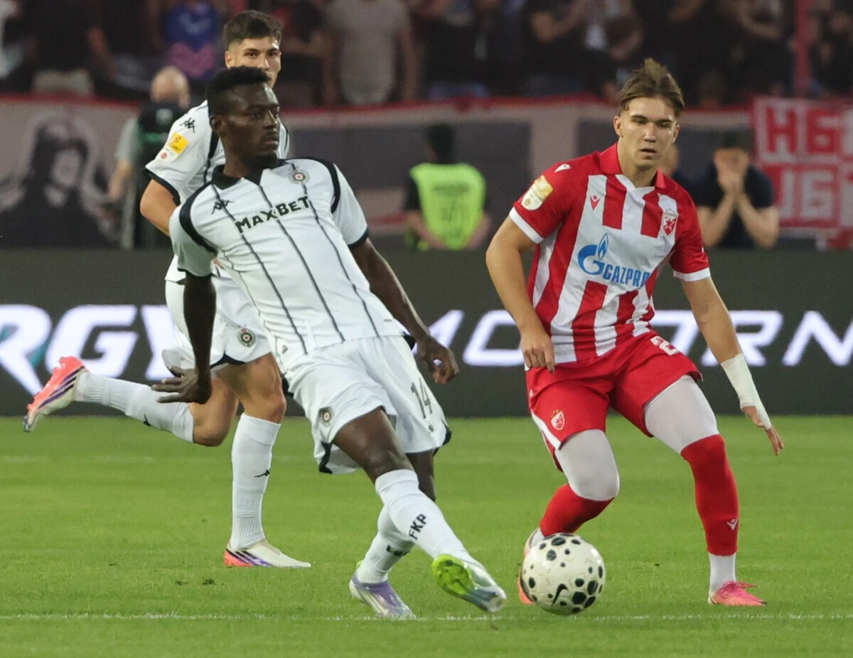 Red Star recover from a record early goal to win the 180th Eternal Derby