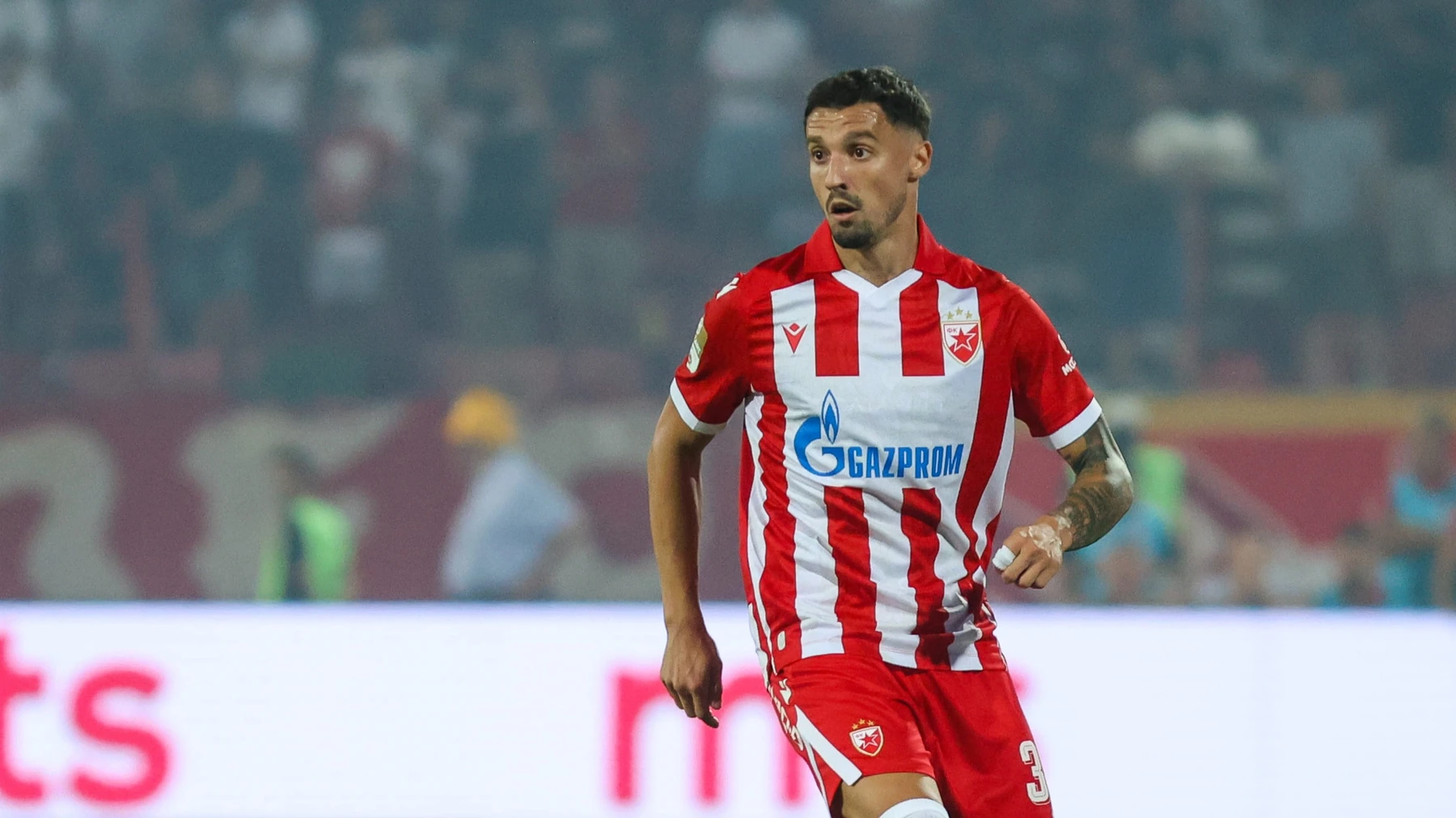 Red Star expect Rade Krunic to miss four weeks after an injury in the Eternal Derby