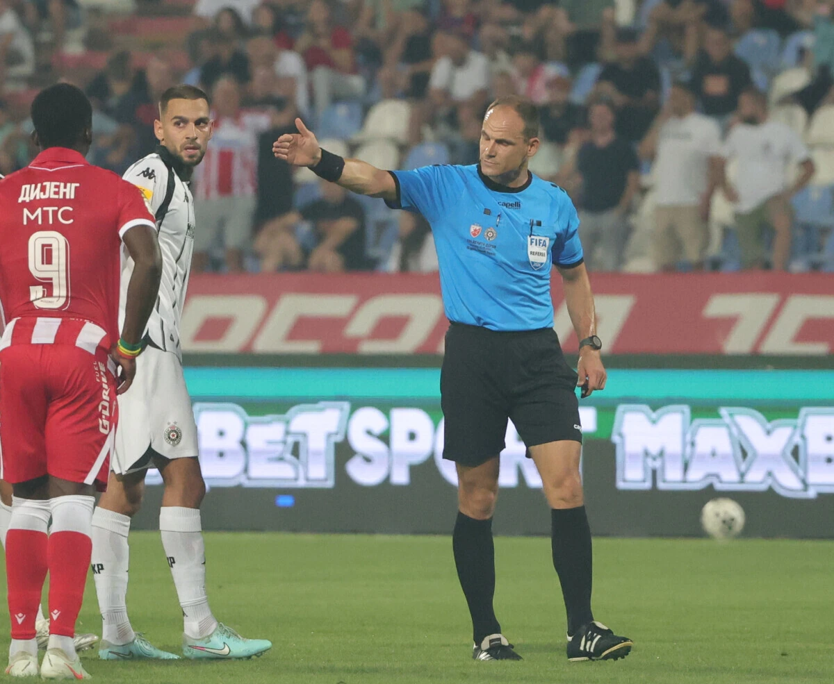 Serbian refereeing review supports the derby penalty kick but identifies a missed red card