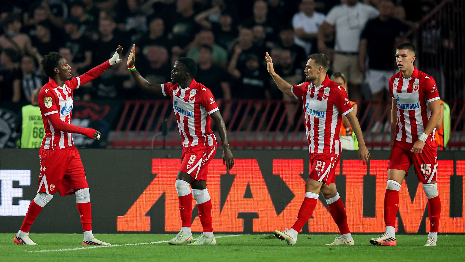 Crvena zvezda can record their 90th win over Radnicki Nis at Marakana
