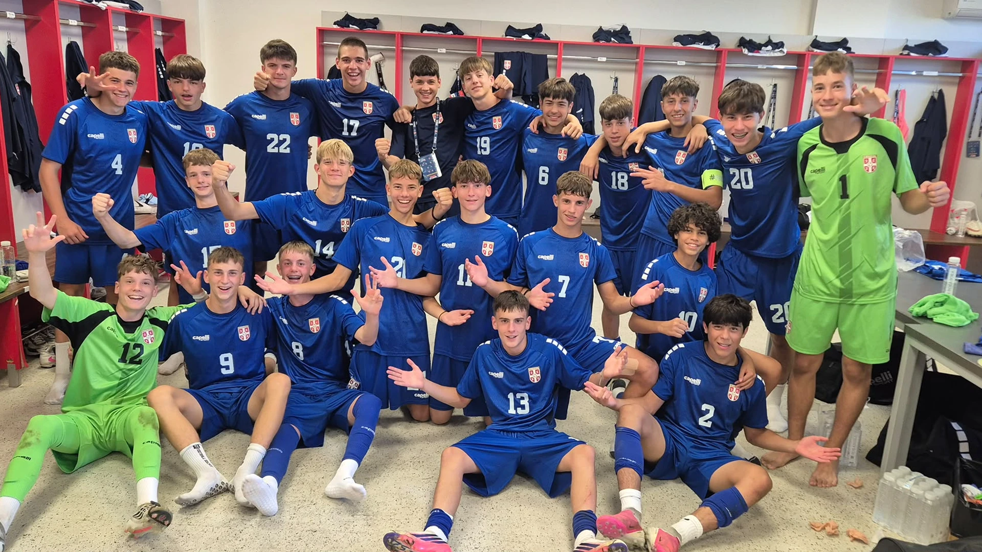 Serbia U15 complete a 3-2 comeback with three goals in five minutes
