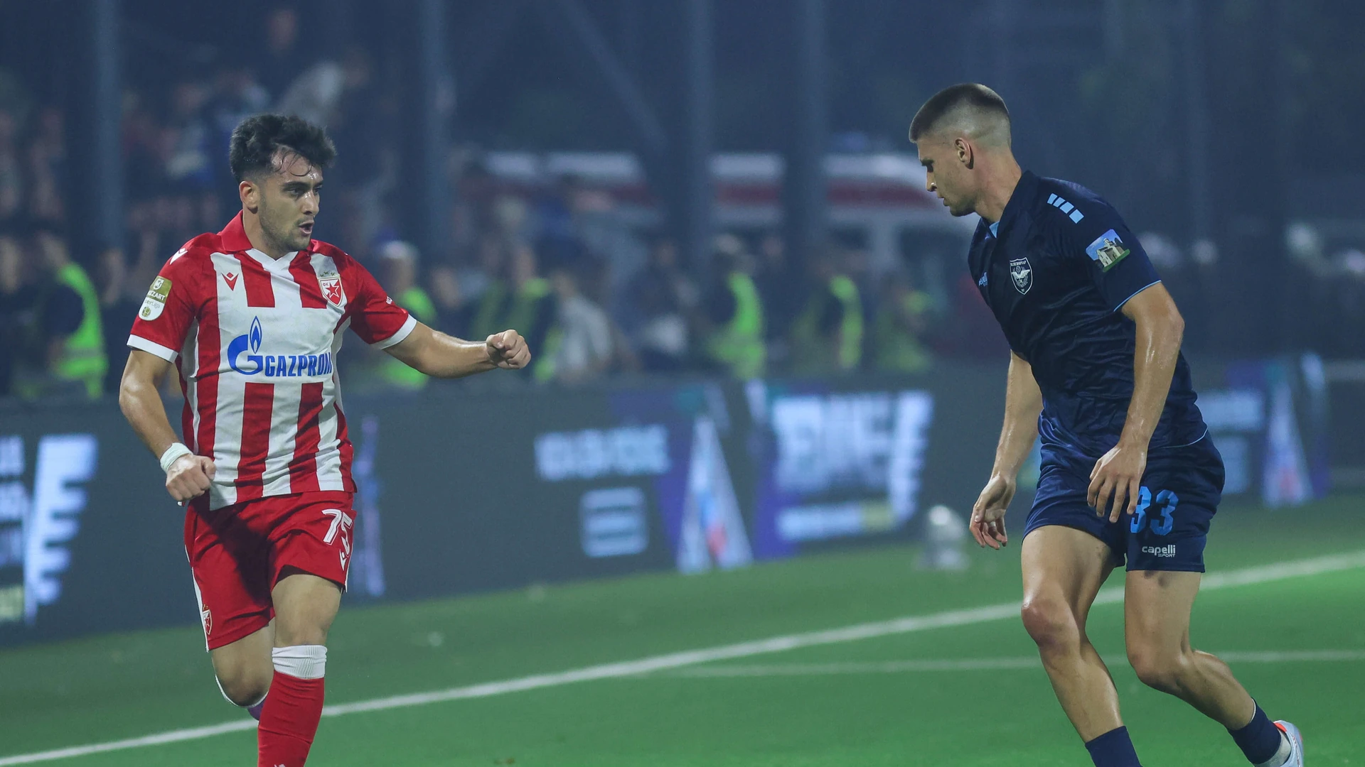 Crvena Zvezda beat Zeleznicar after a patient response and Loizou's late goal