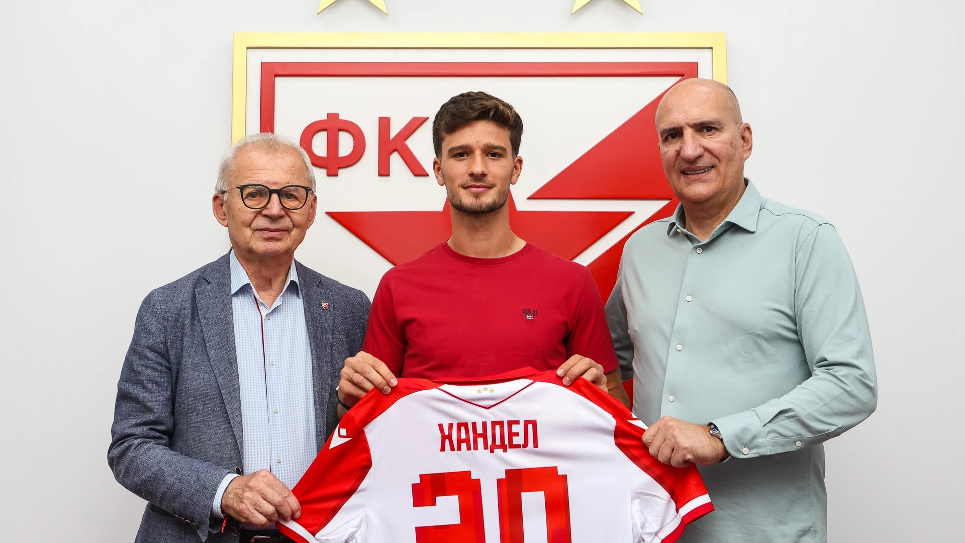 Tomas Handel reaches 50 appearances for Crvena Zvezda after one year in Belgrade