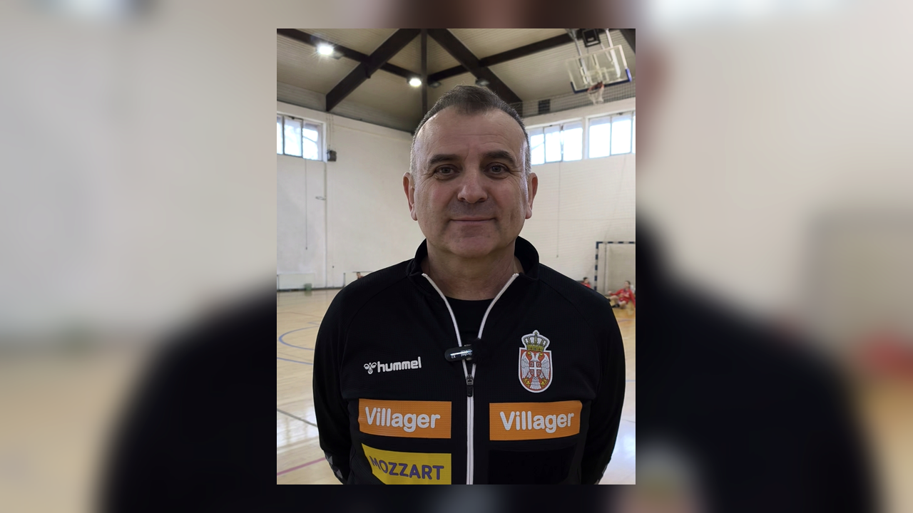 Serbia junior women's handball team during official preparation camp - inline context