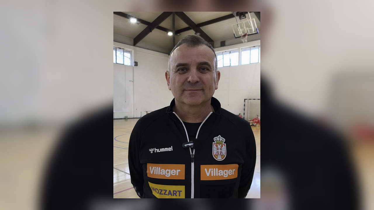 Serbia junior women's handball team during official preparation camp - inline detail