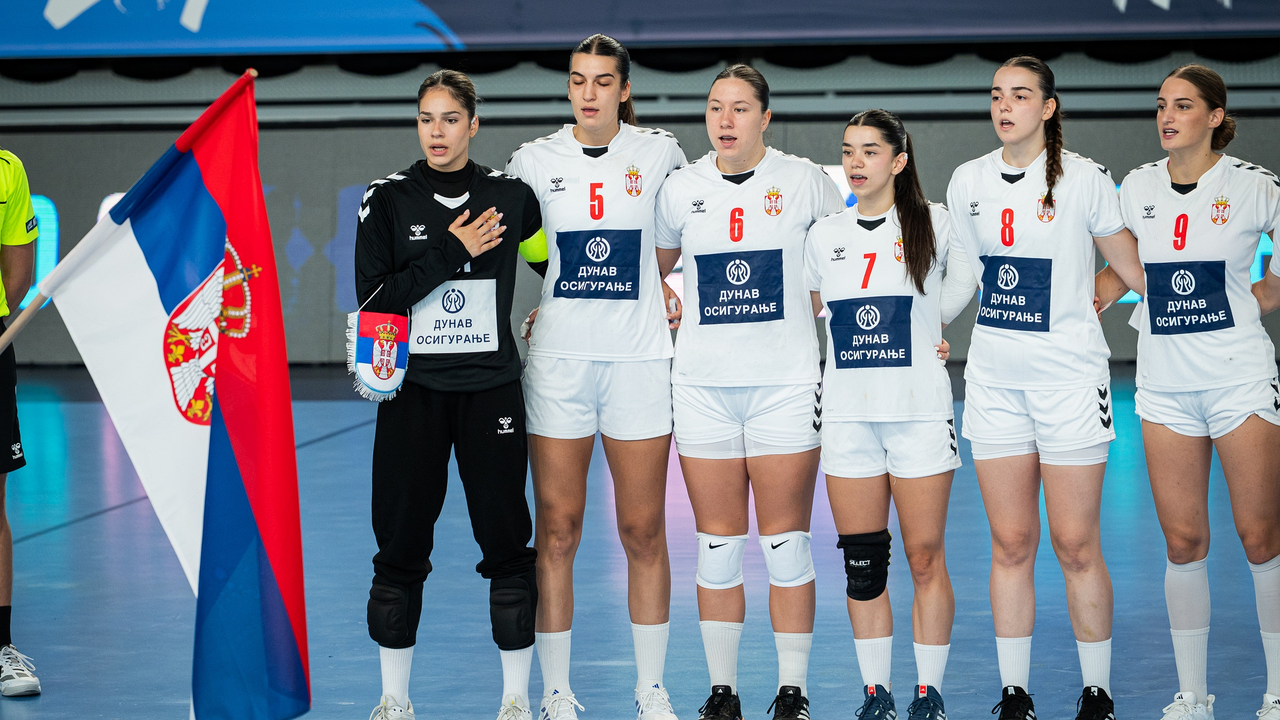 Serbia junior women's handball lineup from official RSS coverage