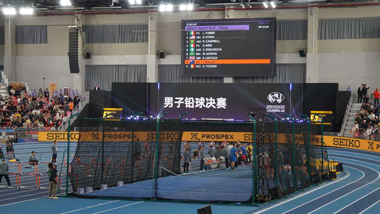 Armin Sinancevic Equals National Shot Put Record in Doha Diamond League Final