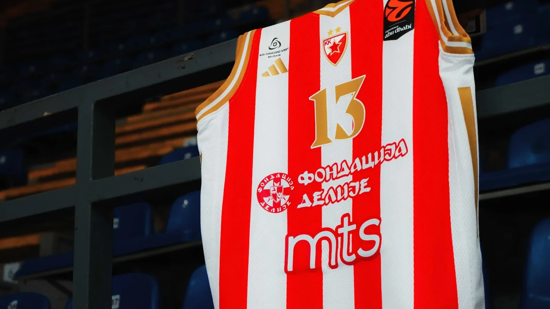 Crvena zvezda auctions signed EuroLeague jerseys to support a charity project
