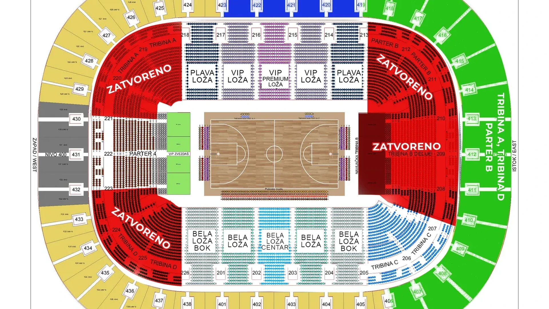 Crvena zvezda je objavila raspored ulaza i detalje prodaje karata pred Žalgiris