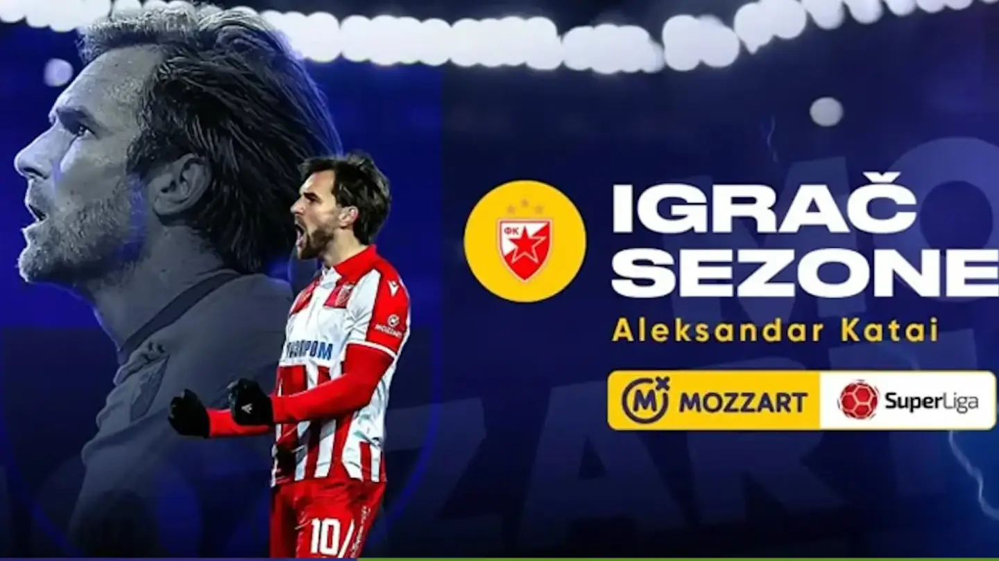 Aleksandar Katai proglašen za najboljeg igrača Mozzart Bet Super lige Srbije