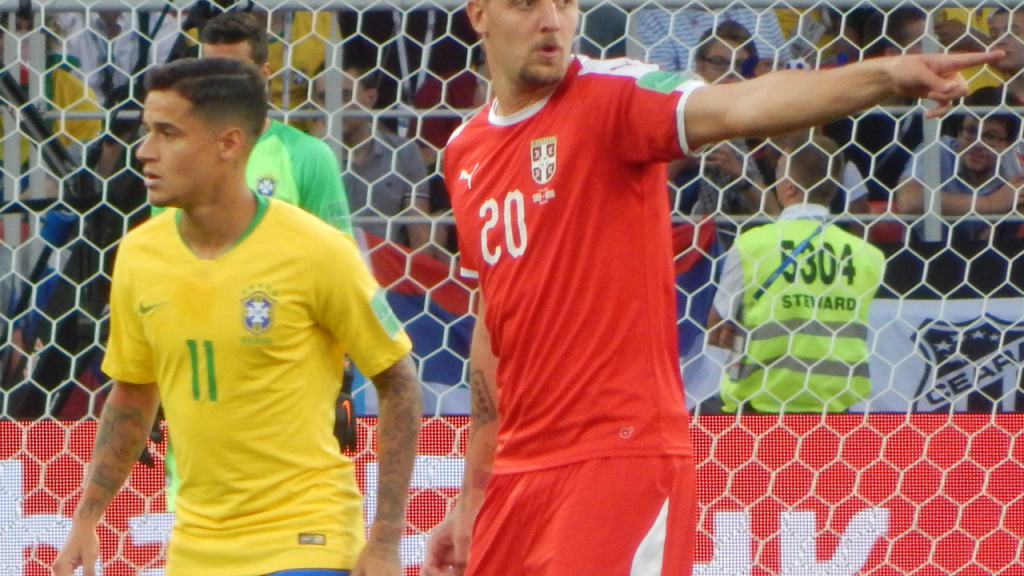 Milinković-Savić na meču reprezentacije Srbije