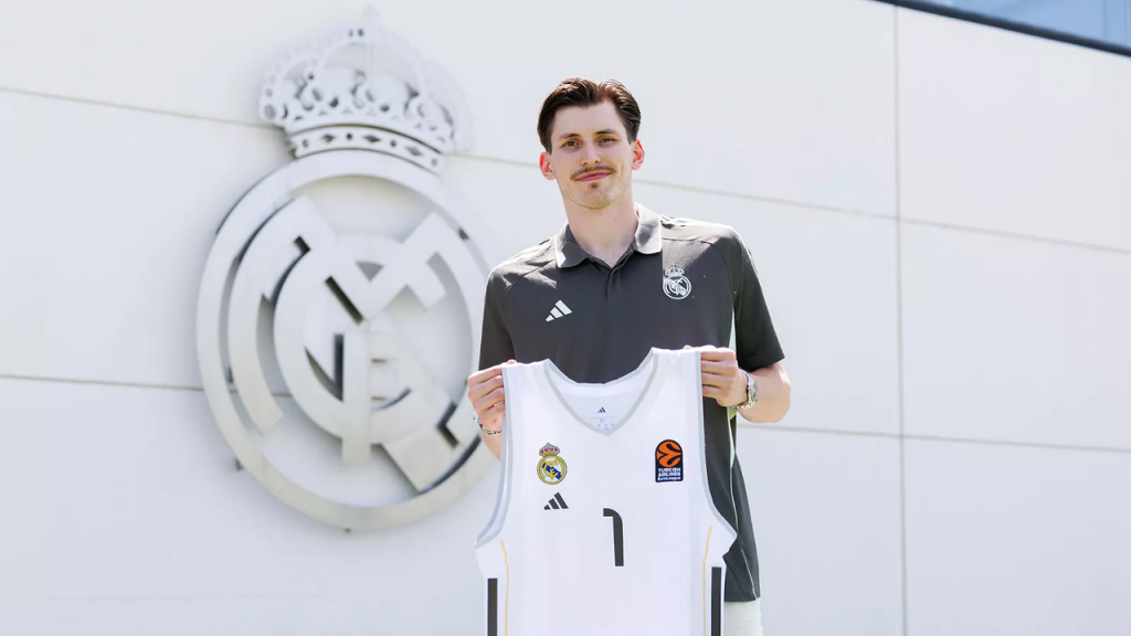 David Kramer na predstavljanju u košarkaškom klubu Real Madrid