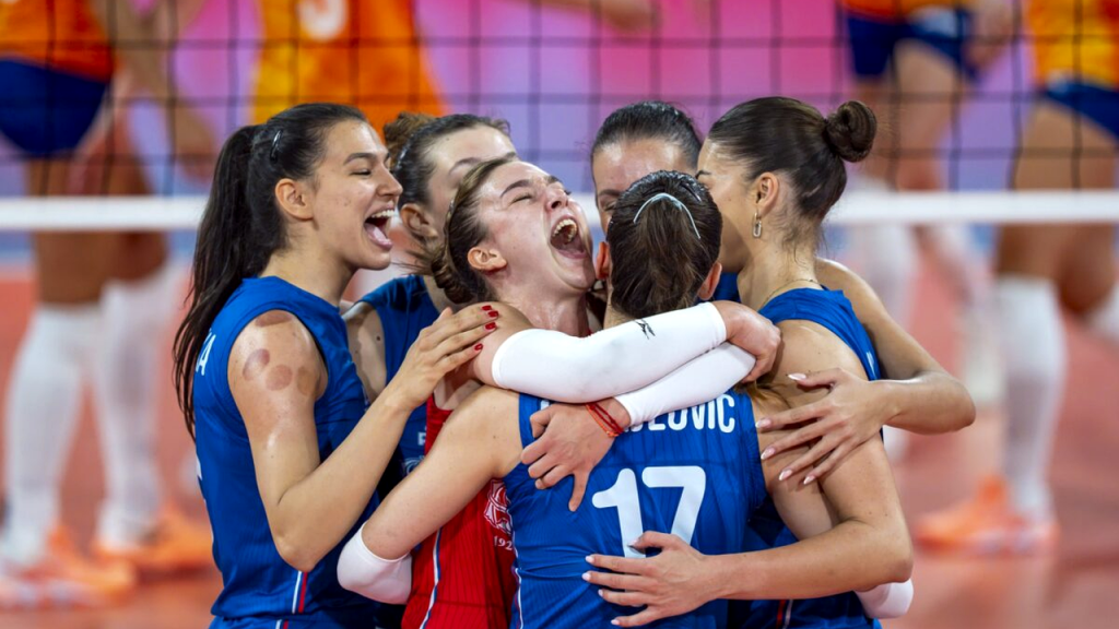 Srbija U22 u igri na mreži tokom evropskog meča
