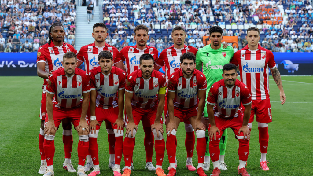 Startna postava Crvene zvezde pred pripremnu utakmicu sa Zenitom