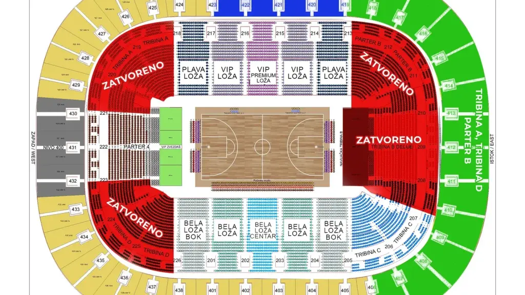 Crvena zvezda je objavila raspored ulaza i detalje prodaje karata pred Žalgiris