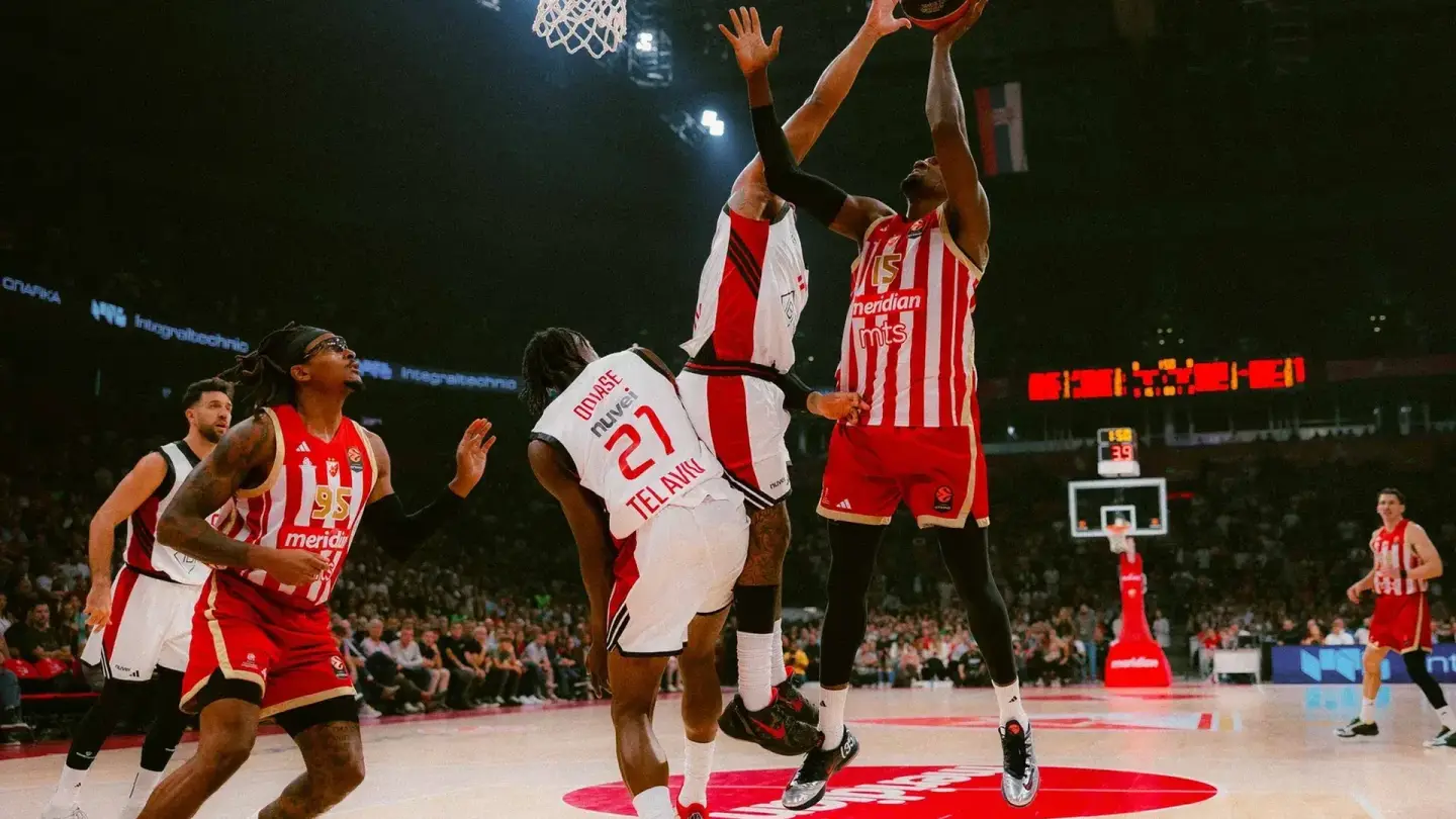Crvena zvezda ostala poen iza Hapoela posle dve trojke Vasilija Micića u završnici