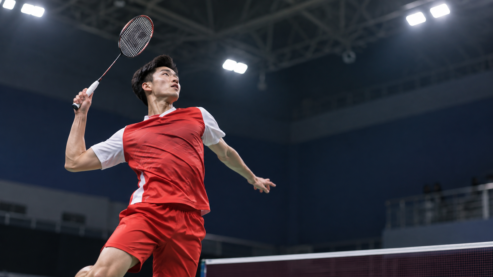 AI ilustracija: Loh Kean Ju trenira badminton