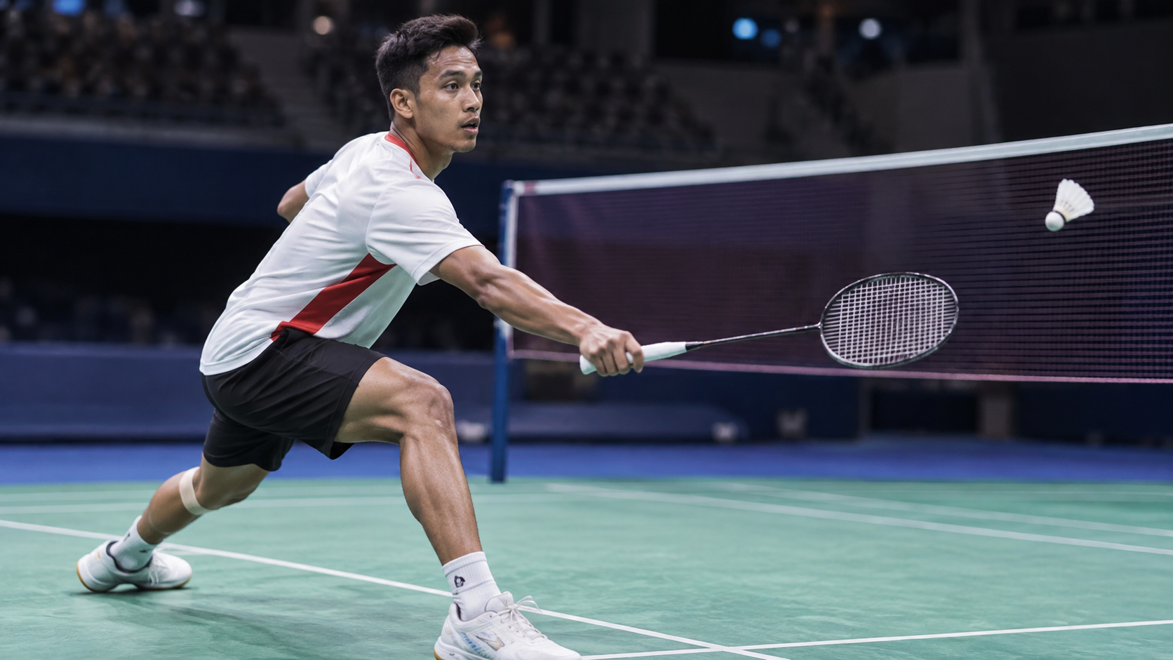 AI ilustracija: Alvi Farhan trenira badminton