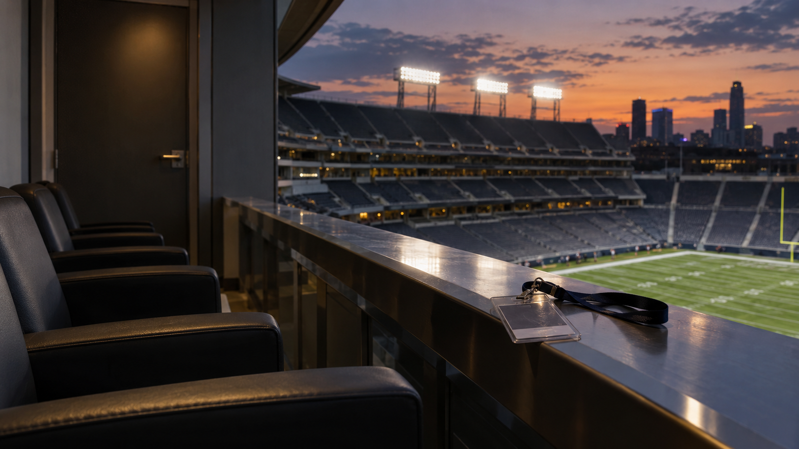 Prazna loža stadiona San Francisko Fortinajnersa