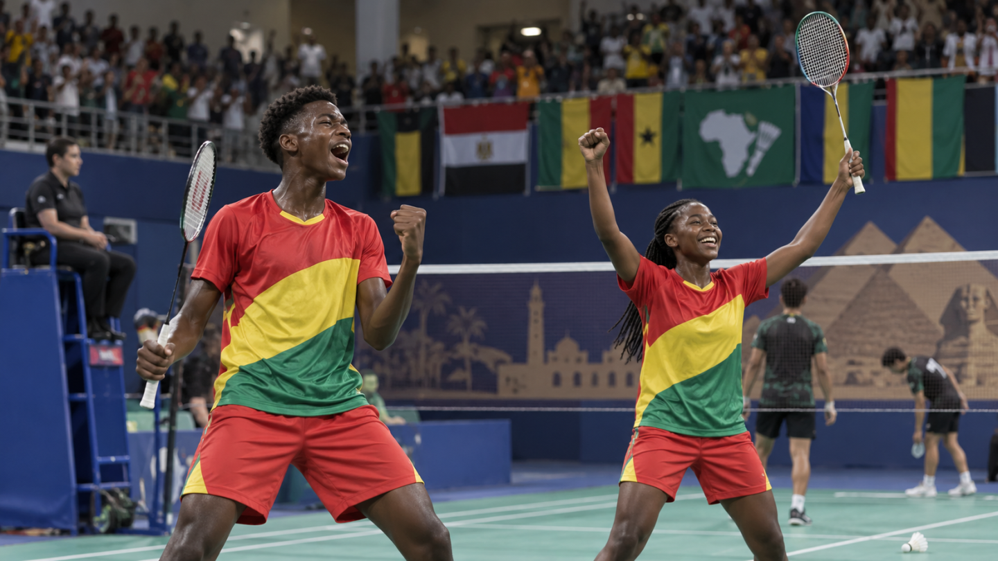 Mladi badmintonci Gane slave preokret na turniru u Kairu