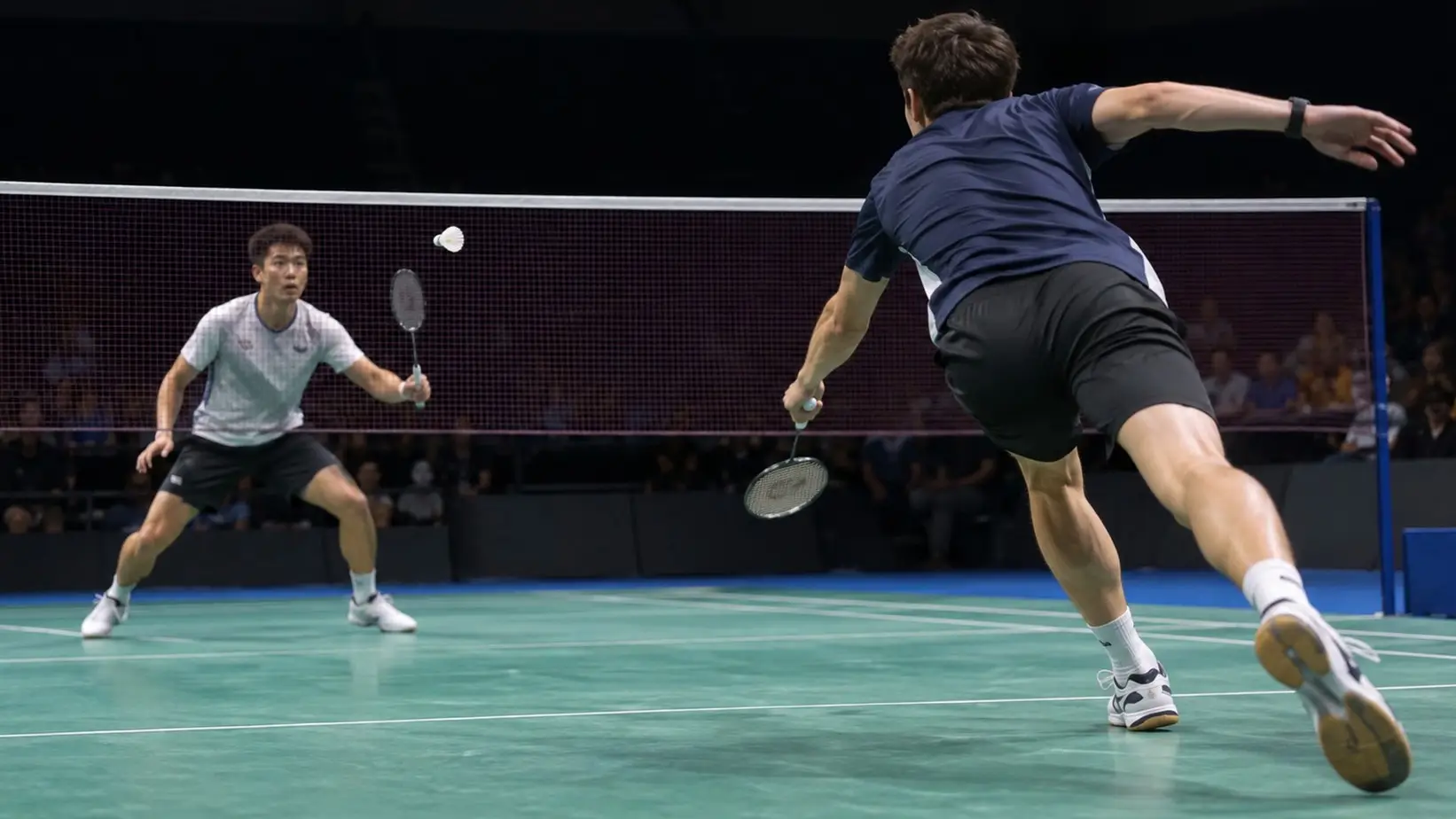 Brza razmena u badminton singlu