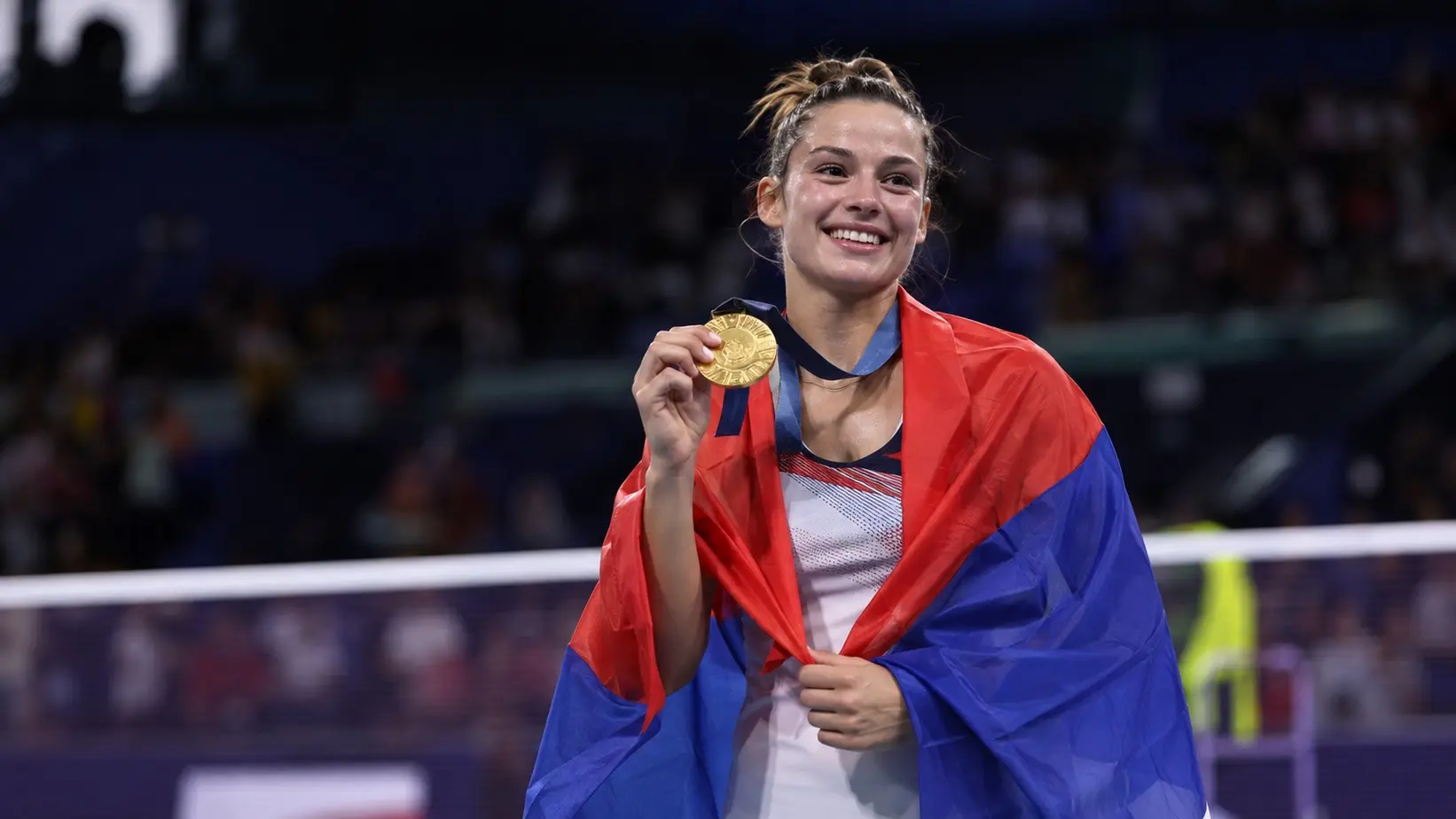 Slavlje posle pobede na badminton turniru