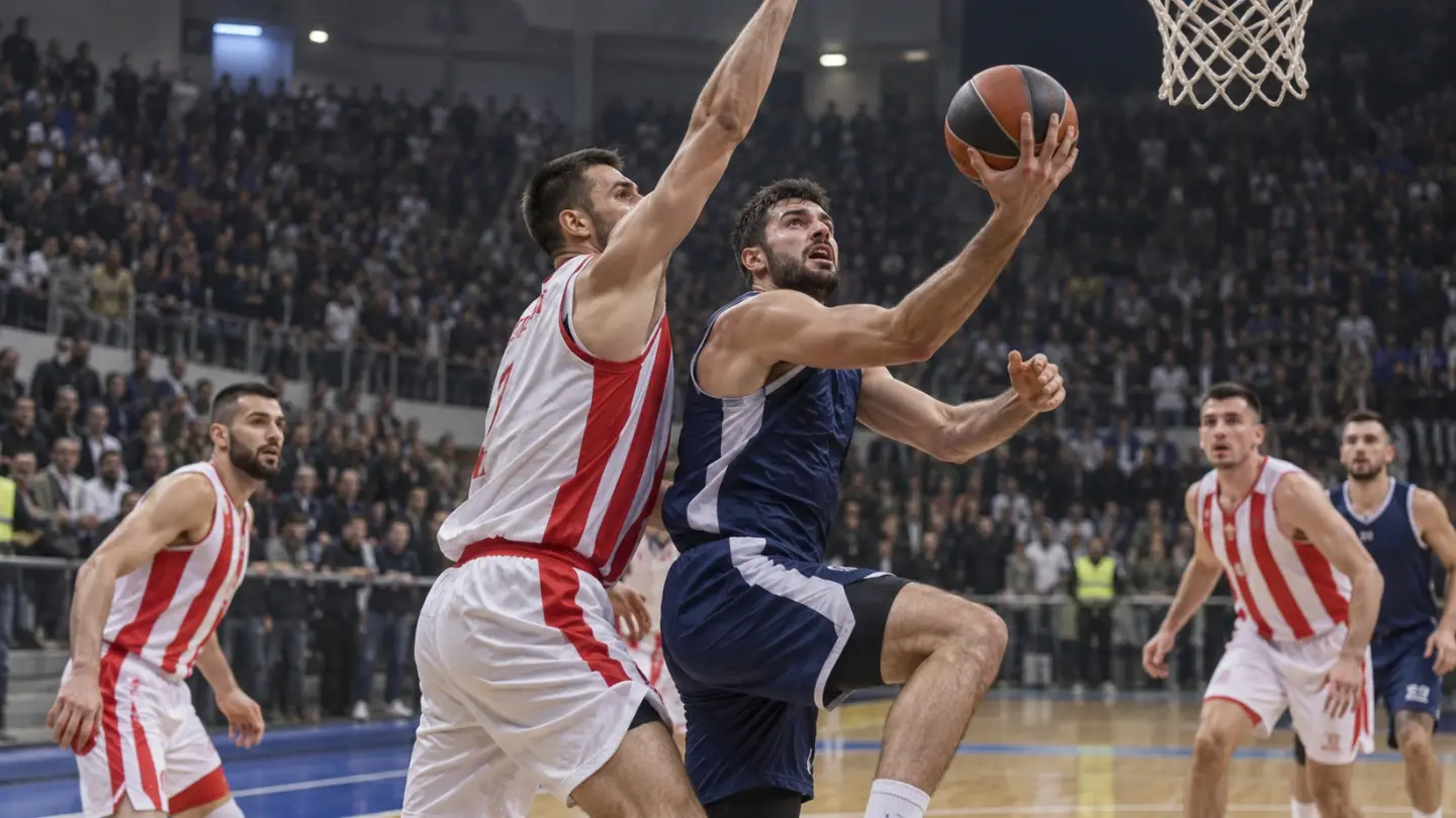FMP napada koš Crvene zvezde u Železniku
