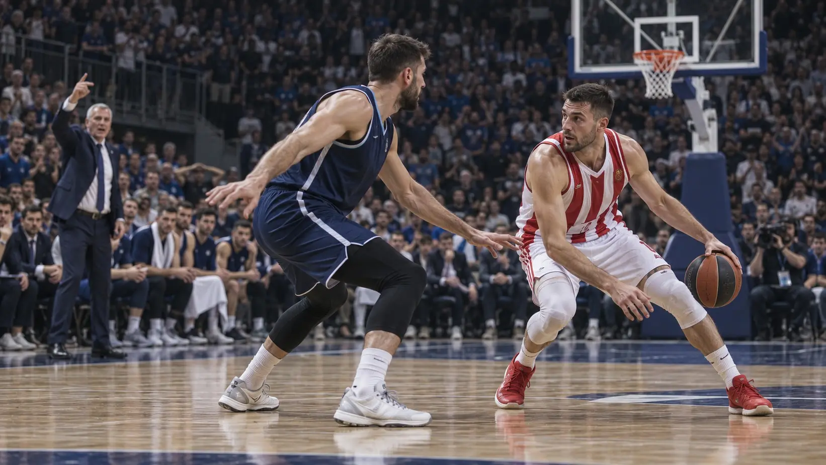 Završni posed na utakmici FMP-a i Crvene zvezde