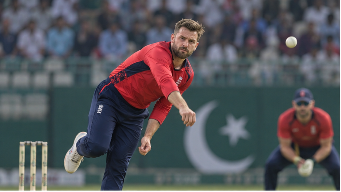AI ilustracija: engleski spin bacač na treningu u Pakistanu