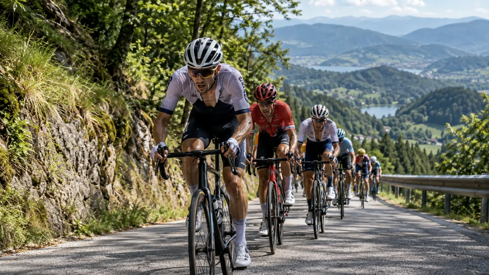 Peloton savladava uspon tokom drumske trke