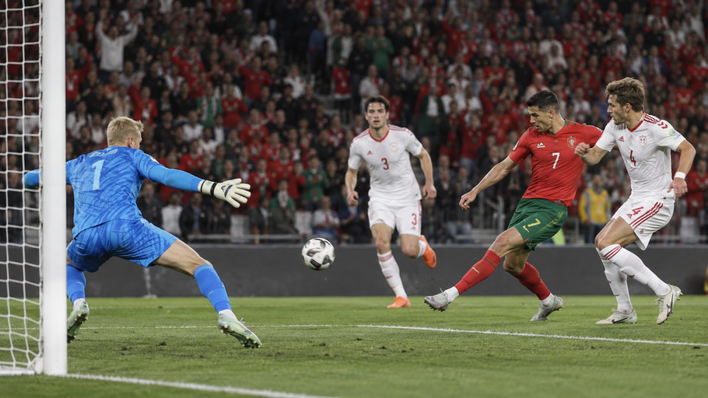 Portugal postiže pogodak protiv Danske u pobedi od 4:2