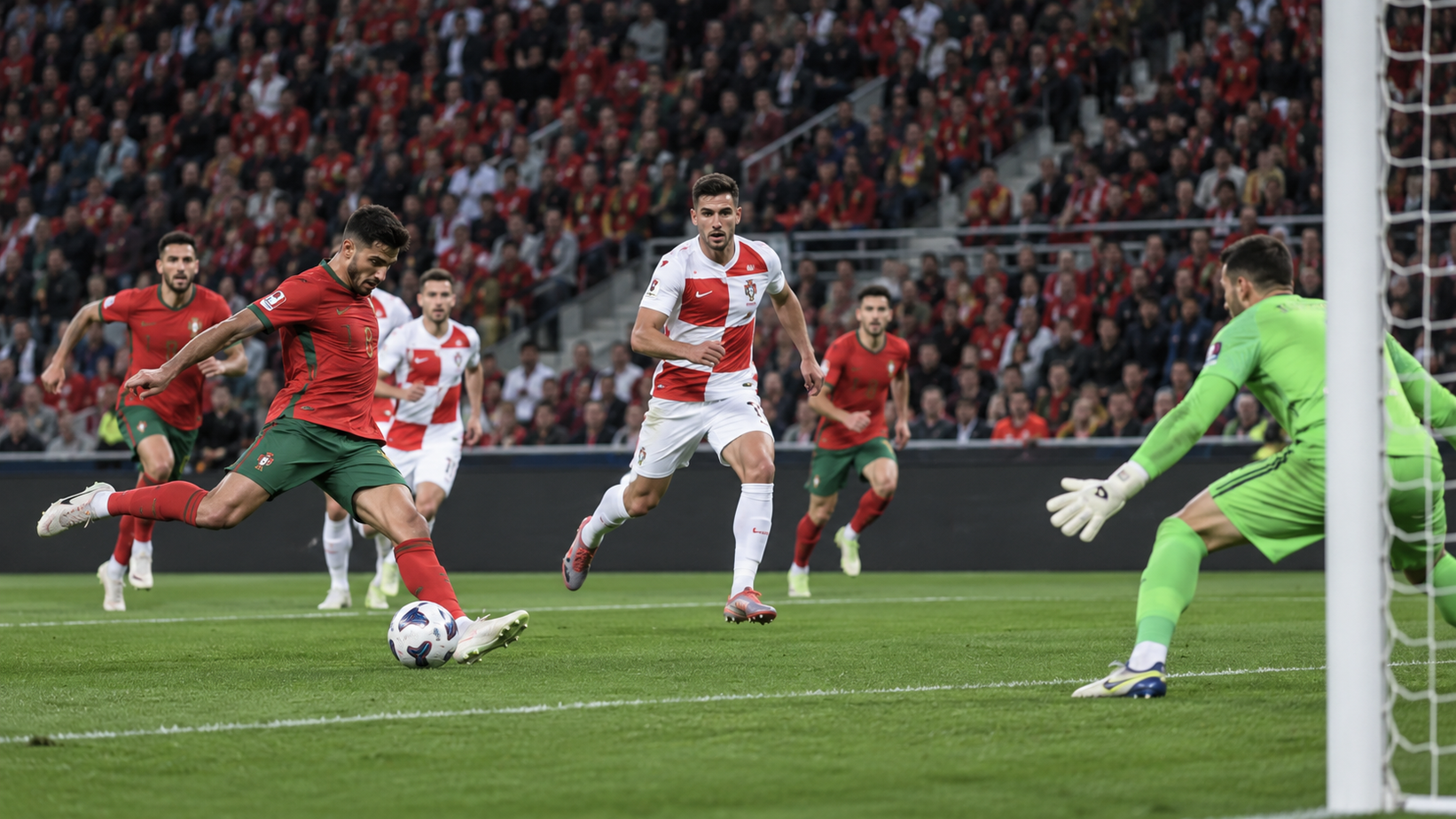 Brz kontranapad Portugala protiv Danske