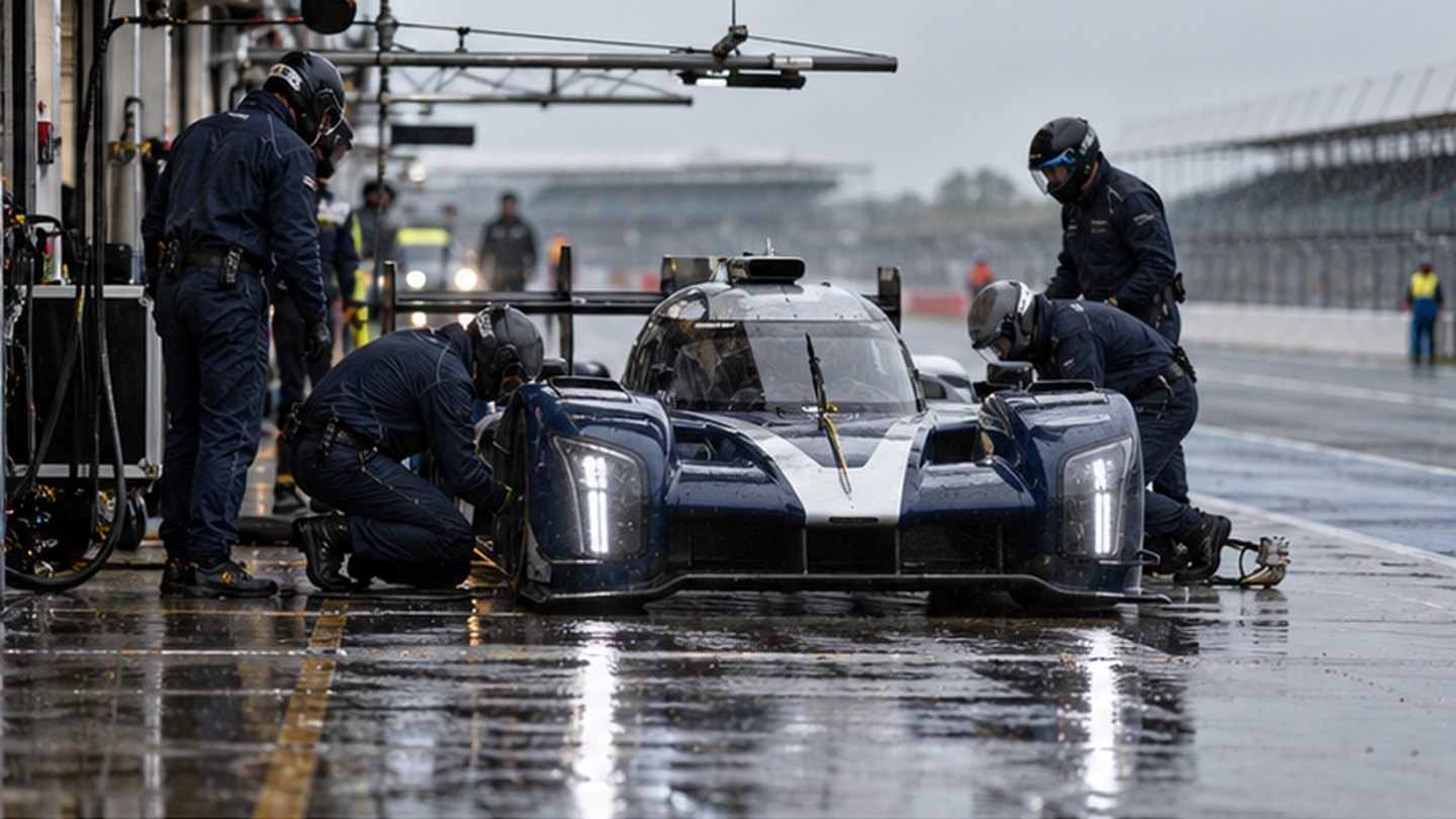 AI ilustracija: Fordov LMDh prototip na testu u Silverstonu