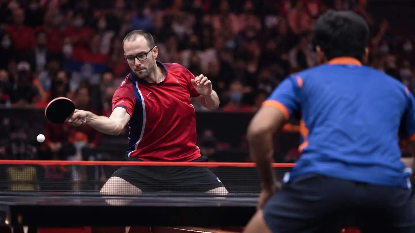 Dimitrije Levajac napada forhendom u Pekingu