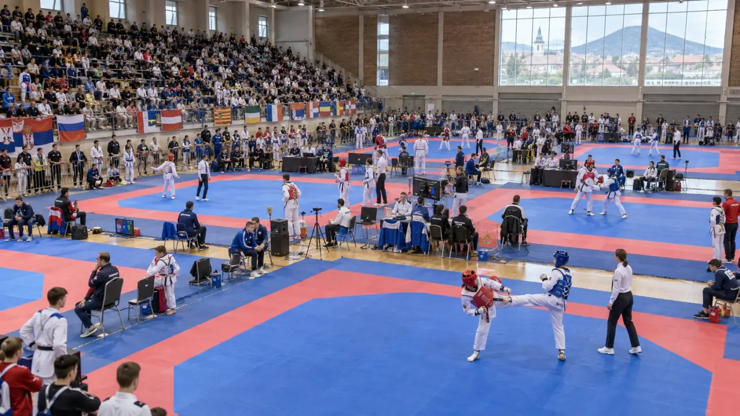 Mladi tekvondisti na evropskom turniru u Vršcu